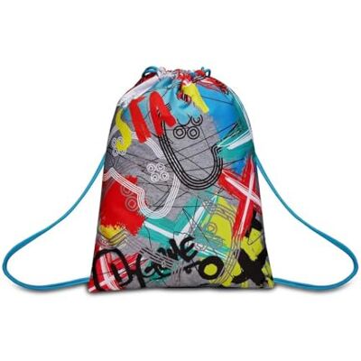 SJ GANG STYLE JAM GANG Sakky Bag schoolrugzak, meisjes en meisjes, school, meerkleurig, Taglia unica, minimaal, Meerkleurig, Minimaal SJ GANG STYLE JAM GANG Sakky Bag schoolrugzak, meisjes en meisjes, school, meerkleurig, Taglia unica, minimaal, Meerkleurig, Minimaal