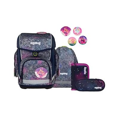 ergobag Uniseks kinderrugzak, Bear- 24/25 Aw paars, Talla única, set van 2 ergobag Uniseks kinderrugzak, Bear- 24/25 Aw paars, Talla única, set van 2