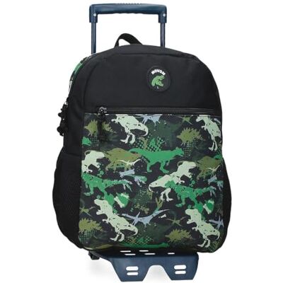 MOVOM Raptors Schoolrugzak met trolley, zwart, 27 x 33 x 11 cm, polyester, 9,8 l, zwart, schoolrugzak met trolley MOVOM Raptors Schoolrugzak met trolley, zwart, 27 x 33 x 11 cm, polyester, 9,8 l, zwart, schoolrugzak met trolley