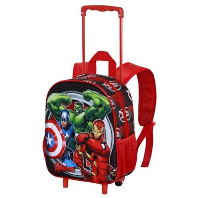 Marvel The Avengers Almighty-Small 3D-rugzak met wieltjes, rood, 26 x 34 cm, inhoud 7 l, Red the Avengers, één maat, kleine 3D-rugzak met wieltjes, Red the Avengers, Eén maat, Kleine 3D-rugzak met Marvel The Avengers Almighty-Small 3D-rugzak met wieltjes, rood, 26 x 34 cm, inhoud 7 l, Red the Avengers, één maat, kleine 3D-rugzak met wieltjes, Red the Avengers, Eén maat, Kleine 3D-rugzak met