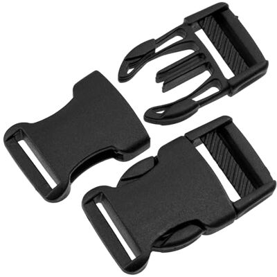 AERZETIX Set van 4 gespen verstelbare snelsluiting voor rugzak lus 20 mm bagage outdoor sportuitrusting schouderriem kleur zwart kunststof AERZETIX Set van 4 gespen verstelbare snelsluiting voor rugzak lus 20 mm bagage outdoor sportuitrusting schouderriem kleur zwart kunststof