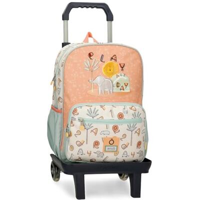 Enso Play All Day schoolrugzak met trolley, meerkleurig, 30 x 38 x 12 cm, polyester, 13,68 l, meerkleurig, schoolrugzak met trolley, Meerkleurig, Schoolrugzak met trolley Enso Play All Day schoolrugzak met trolley, meerkleurig, 30 x 38 x 12 cm, polyester, 13,68 l, meerkleurig, schoolrugzak met trolley, Meerkleurig, Schoolrugzak met trolley