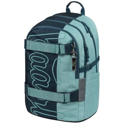 Baagl Schoolrugzak voor jongens, meisjes, tieners, skateboardrugzak, kinderrugzak met laptopvak en borstband voor school, school, Benzine., Casual Baagl Schoolrugzak voor jongens, meisjes, tieners, skateboardrugzak, kinderrugzak met laptopvak en borstband voor school, school, Benzine., Casual