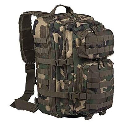 Mil-Tec Assault Uniseks rugzak (1 stuk), Bos, Eén maat, Casual Mil-Tec Assault Uniseks rugzak (1 stuk), Bos, Eén maat, Casual