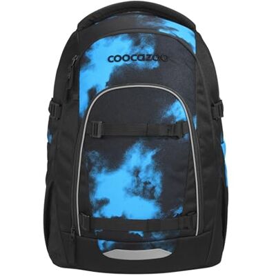 Coocazoo Mate Schoolrugzak, ergonomisch en verstelbaar, in hoogte en grootte verstelbaar, met borstband en heupriem, vanaf de 3e klas, Mystic Clouds zwart en blauw, Mystic Clouds Coocazoo Mate Schoolrugzak, ergonomisch en verstelbaar, in hoogte en grootte verstelbaar, met borstband en heupriem, vanaf de 3e klas, Mystic Clouds zwart en blauw, Mystic Clouds