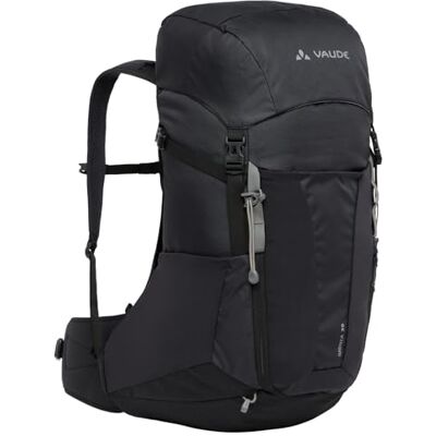 VAUDE Brenta 30 liter wandelrugzak, waterdicht, voor dames en heren, comfortabele trekkingrugzak met geïntegreerde regenhoes, praktische verdeling van de vakken Eén maat VAUDE Brenta 30 liter wandelrugzak, waterdicht, voor dames en heren, comfortabele trekkingrugzak met geïntegreerde regenhoes, praktische verdeling van de vakken Eén maat