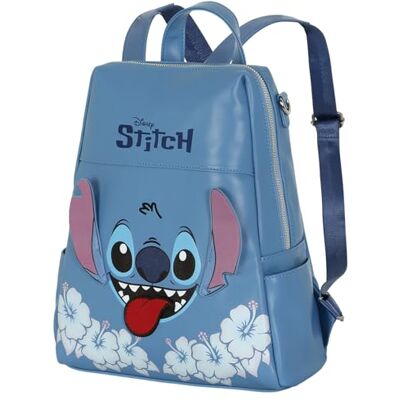 Disney Lilo and Stitch Rugzak met tongbescherming, blauw, 28 x 33 cm, inhoud 10 l, blauw, één maat, rugzaktaal Shield, Blauw, Taal van Shield-rugzak Disney Lilo and Stitch Rugzak met tongbescherming, blauw, 28 x 33 cm, inhoud 10 l, blauw, één maat, rugzaktaal Shield, Blauw, Taal van Shield-rugzak