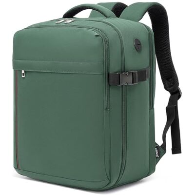 Kono Ryanair rugzak, handbagage vliegtuig reizen voor mannen en vrouwen, ideaal voor werk, school en reizen, A-Groen, 40 x 30 x 20 cm, Modieus Kono Ryanair rugzak, handbagage vliegtuig reizen voor mannen en vrouwen, ideaal voor werk, school en reizen, A-Groen, 40 x 30 x 20 cm, Modieus