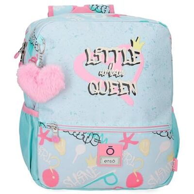 Enso Little Urban Queen Voorschoolse rugzak, aanpasbaar, met trolley, blauw, 25 x 32 x 12 cm, polyester, blauw, 25 x 32 x 12 cm, wandelrugzak, Blauw, Wandelrugzak Enso Little Urban Queen Voorschoolse rugzak, aanpasbaar, met trolley, blauw, 25 x 32 x 12 cm, polyester, blauw, 25 x 32 x 12 cm, wandelrugzak, Blauw, Wandelrugzak
