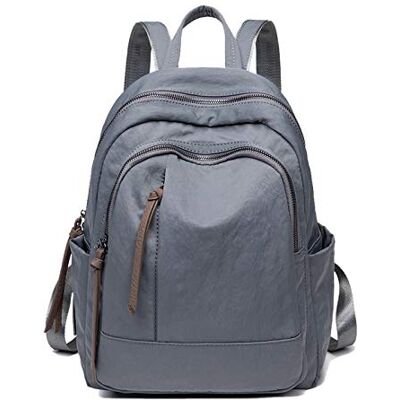 FANDARE Vrijetijdsrugzak voor dames, schooltas, meisjes, waterdicht, schooltassen, tieners, rugzak, school, reizen, outdoor, rugzak, grijs, L, schooltas FANDARE Vrijetijdsrugzak voor dames, schooltas, meisjes, waterdicht, schooltassen, tieners, rugzak, school, reizen, outdoor, rugzak, grijs, L, schooltas