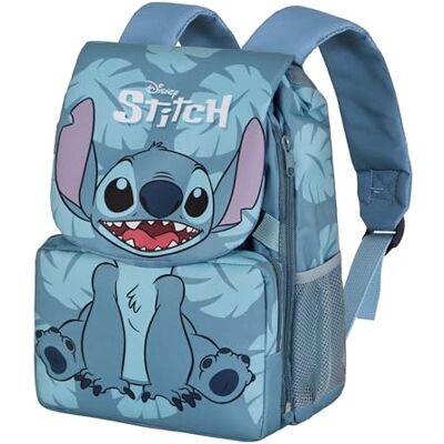 Disney Lilo and Stitch Sit-Small EXP Rugzak, rekbaar, blauw, 26 x 34 cm, inhoud 15 l, blauw, één maat, kleine uitbreidbare rugzak, EXP Disney Lilo and Stitch Sit-Small EXP Rugzak, rekbaar, blauw, 26 x 34 cm, inhoud 15 l, blauw, één maat, kleine uitbreidbare rugzak, EXP