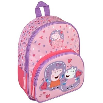 Undercover Peppa Pig kinderrugzak Met voorvak Voor kleuterschool, vrije tijd en reizen Duurzaam en praktisch Voor kinderen vanaf 4 jaar, roze, één maat Undercover Peppa Pig kinderrugzak Met voorvak Voor kleuterschool, vrije tijd en reizen Duurzaam en praktisch Voor kinderen vanaf 4 jaar, roze, één maat