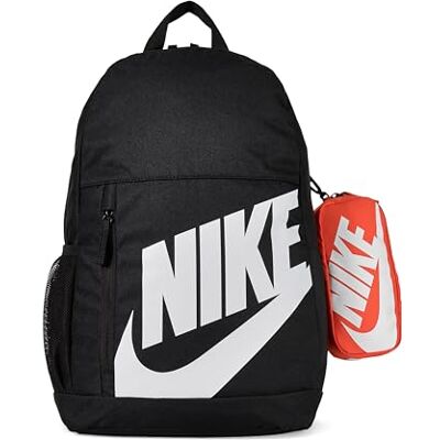 Nike Sac à dos (20 l, pour enfants plus âgés), noir/orange/blanc, HJ4186-010, MISC, Noir/Orange/Blanc, Einheitsgröße, sport Nike Sac à dos (20 l, pour enfants plus âgés), noir/orange/blanc, HJ4186-010, MISC, Noir/Orange/Blanc, Einheitsgröße, sport
