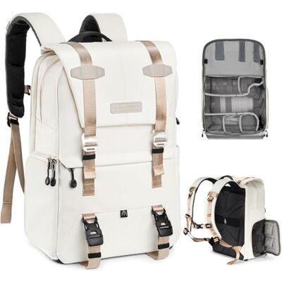 K&F CONCEPT Rugzak voor camera, uniseks, 1 stuk, Beige, Modern K&F CONCEPT Rugzak voor camera, uniseks, 1 stuk, Beige, Modern