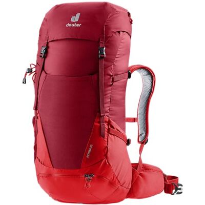Deuter Futura 32 Wandelrugzak voor heren, Masala-kersen, Minimalistisch Deuter Futura 32 Wandelrugzak voor heren, Masala-kersen, Minimalistisch