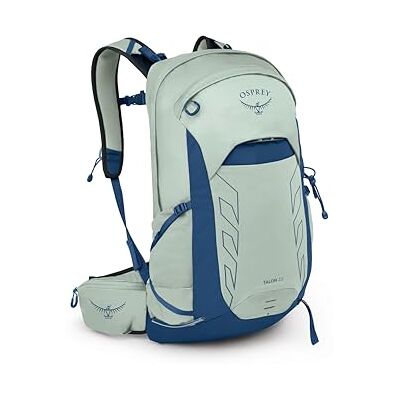 Osprey Talon Lichte wandelrugzak voor heren met heupriem, mat mintgroen/nacht, 22 l Osprey Talon Lichte wandelrugzak voor heren met heupriem, mat mintgroen/nacht, 22 l