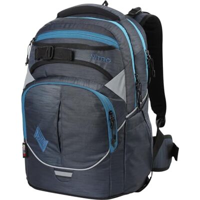 NITRO Superhero Schoolrugzak, uniseks, 1 stuk, Haze, Casual NITRO Superhero Schoolrugzak, uniseks, 1 stuk, Haze, Casual