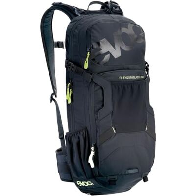 EVOC Sports FR Enduro Blackline Beschermingsrugzak, backpack voor fietstochten en trails (TÜV/GS-gecertificeerd, Liteshield Back Protector & Air-systeemtechnologie), zwart EVOC Sports FR Enduro Blackline Beschermingsrugzak, backpack voor fietstochten en trails (TÜV/GS-gecertificeerd, Liteshield Back Protector & Air-systeemtechnologie), zwart