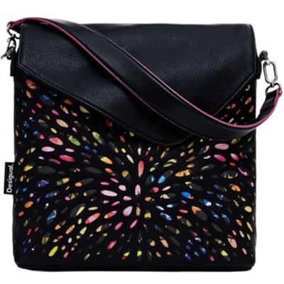 Desigual Mini Polyurethaan Rugzak voor Vrouwen Maat S, Zwart, Klein, Accessoires PU Rugzak Mini Desigual Mini Polyurethaan Rugzak voor Vrouwen Maat S, Zwart, Klein, Accessoires PU Rugzak Mini
