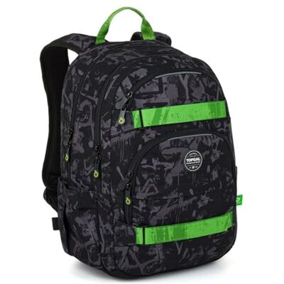 TOPGAL VIKI Sac à dos d'écolier à partir de la 5e classe, ergonomique avec panneau arrière en mousse pressée, imperméable et léger, 25 l avec sangle de poitrine, sac à dos étudiant avec compartiment TOPGAL VIKI Sac à dos d'écolier à partir de la 5e classe, ergonomique avec panneau arrière en mousse pressée, imperméable et léger, 25 l avec sangle de poitrine, sac à dos étudiant avec compartiment