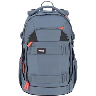 Lässig Schooltas met reflectoren en in hoogte verstelbare rugleuning, blauw, eenheidsmaat, rugzak Lässig Schooltas met reflectoren en in hoogte verstelbare rugleuning, blauw, eenheidsmaat, rugzak