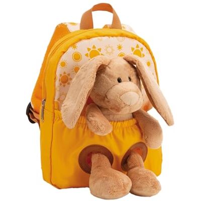 NICI Rugzak 21x26 cm met pluche konijn 25 cm Geel Zachte en pluizige kleuterschool schooltas met afneembaar pluche voor jongens en meisjes van 2 tot 5 jaar 61764 NICI Rugzak 21x26 cm met pluche konijn 25 cm Geel Zachte en pluizige kleuterschool schooltas met afneembaar pluche voor jongens en meisjes van 2 tot 5 jaar 61764