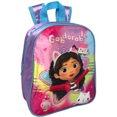 CARTOON Rugzak voor kleuterschool, kinderrugzak, 28 cm, Gabby's Dollhouse 28 cm CARTOON Rugzak voor kleuterschool, kinderrugzak, 28 cm, Gabby's Dollhouse 28 cm