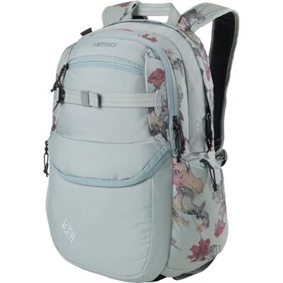 NITRO Future Hero Uniseks schoolrugzak, Dode bloem, Casual NITRO Future Hero Uniseks schoolrugzak, Dode bloem, Casual