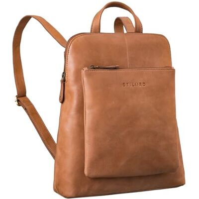 STILORD Dua Elegante 2-in-1 damesrugzak van leer, middelgroot, ideaal als stadsrugzak, 13,6 inch laptoprugzak, praktische rugzak om op te hangen, Taranto Bruin, M, Dagrugzak STILORD Dua Elegante 2-in-1 damesrugzak van leer, middelgroot, ideaal als stadsrugzak, 13,6 inch laptoprugzak, praktische rugzak om op te hangen, Taranto Bruin, M, Dagrugzak