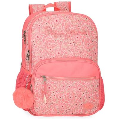 Pepe Jeans Nahid Schoolrugzak, gemaakt van polyester, meerdere zakken en vakken, brede, ergonomische en gevoerde schouderbanden, roze van Joumma Bags, roze, 30 x 40 x 12 cm, Pepe rugzak Pepe Jeans Nahid Schoolrugzak, gemaakt van polyester, meerdere zakken en vakken, brede, ergonomische en gevoerde schouderbanden, roze van Joumma Bags, roze, 30 x 40 x 12 cm, Pepe rugzak