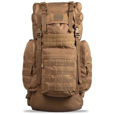 Mil-Tec BW Gen.II gevechtsrugzak (65 liter) • tactische militaire rugzak met Molle-systeem en regenbescherming • Duitse legerrugzak wandelrugzak, rugzak Mil-Tec BW Gen.II gevechtsrugzak (65 liter) • tactische militaire rugzak met Molle-systeem en regenbescherming • Duitse legerrugzak wandelrugzak, rugzak