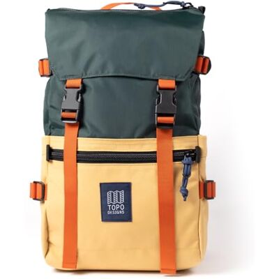 Topo Designs Rover Pack Classic Rugzak, uniseks, 1 stuk, Bos/Guldenroede, Eén maat, Rover Pack Classic Topo Designs Rover Pack Classic Rugzak, uniseks, 1 stuk, Bos/Guldenroede, Eén maat, Rover Pack Classic