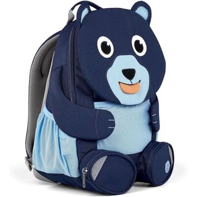 Affenzahn Grote vriend kleuterschoolrugzak voor kinderen van 3 tot 5 jaar, functioneel, 8 liter, Donkerblauwe beer, Eén maat, Dagrugzak Affenzahn Grote vriend kleuterschoolrugzak voor kinderen van 3 tot 5 jaar, functioneel, 8 liter, Donkerblauwe beer, Eén maat, Dagrugzak