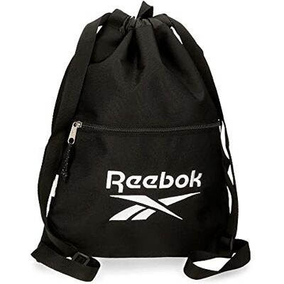 Reebok Boston, zwart, Mochila Saco Con Cremallera, rugzak, zwart., Rugzak Reebok Boston, zwart, Mochila Saco Con Cremallera, rugzak, zwart., Rugzak