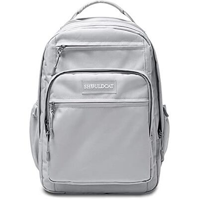 FANDARE Schoolrugzak, college, schooltassen, meisjes, jongens, schooltas voor 15,6 inch, laptop, casual, dagrugzakken voor school, reizen, werk, waterdicht, polyester, grijs, L, schooltas FANDARE Schoolrugzak, college, schooltassen, meisjes, jongens, schooltas voor 15,6 inch, laptop, casual, dagrugzakken voor school, reizen, werk, waterdicht, polyester, grijs, L, schooltas