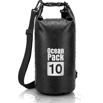 Cable Technologies Waterdichte Rugzak 5/10/20L Liter, Dry Bag Zee, Waterdichte Pouch Case Verstelbare Schouderriem voor Boot Vissen Rafting Strand Watersport, Beschermen Telefoon/Zilver/Kaart/Sleutel, zwart., Cable Technologies Waterdichte Rugzak 5/10/20L Liter, Dry Bag Zee, Waterdichte Pouch Case Verstelbare Schouderriem voor Boot Vissen Rafting Strand Watersport, Beschermen Telefoon/Zilver/Kaart/Sleutel, zwart.,