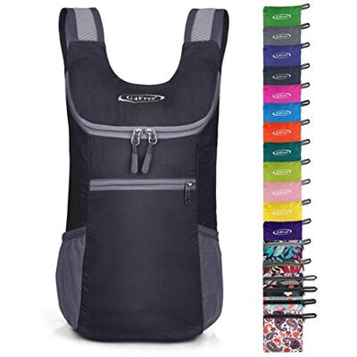 G4Free Kleine rugzak, 11 liter inhoud, opvouwbaar en ultralicht, wandeltas voor reizen, kamperen, sporten, fietsen, voor mannen en vrouwen G4Free Kleine rugzak, 11 liter inhoud, opvouwbaar en ultralicht, wandeltas voor reizen, kamperen, sporten, fietsen, voor mannen en vrouwen