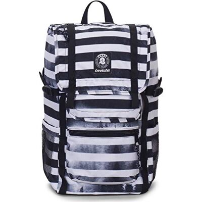 Invicta Carlson ZAINO TRIKO Darker Nature Noir Gewatteerde PC tas 27 l Unisex Volwassenen, Wit, Taglia Unica, Rugzak Invicta Carlson ZAINO TRIKO Darker Nature Noir Gewatteerde PC tas 27 l Unisex Volwassenen, Wit, Taglia Unica, Rugzak