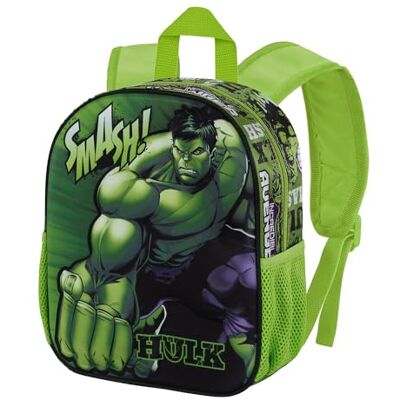 Marvel Hulk Superhuman Kleine 3D-rugzak, groen, 26 x 31 cm, inhoud 8,5 l, groen, één maat, kleine 3D Superhuman rugzak, Groen bovenmenselijk, Superhuman 3D kleine rugzak Marvel Hulk Superhuman Kleine 3D-rugzak, groen, 26 x 31 cm, inhoud 8,5 l, groen, één maat, kleine 3D Superhuman rugzak, Groen bovenmenselijk, Superhuman 3D kleine rugzak