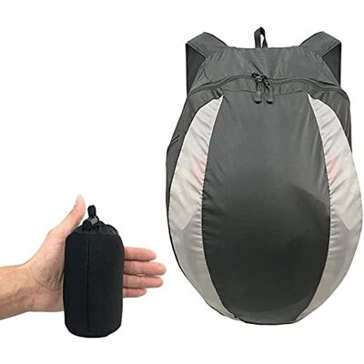 Jbsceen Opvouwbare multifunctionele helmrugzak, stofbescherming, lichte opbergtas voor motorhelmen, fitnessstudio, training, wandelen, groot, 28 liter Jbsceen Opvouwbare multifunctionele helmrugzak, stofbescherming, lichte opbergtas voor motorhelmen, fitnessstudio, training, wandelen, groot, 28 liter
