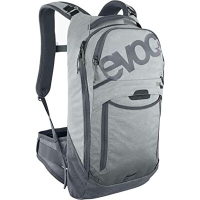 EVOC TRAIL PRO 10L Trail & Running Backpack (lichtgewicht fietsrugzak, LITESHIELD PLUS rugbescherming, 3l drinkzak, maat: S/M), stone carbon grey Sac à dos pour le trail et la compétition, sac à dos léger pour le vélo, protection dorsale LITESHIELD PLUS EVOC TRAIL PRO 10L Trail & Running Backpack (lichtgewicht fietsrugzak, LITESHIELD PLUS rugbescherming, 3l drinkzak, maat: S/M), stone carbon grey Sac à dos pour le trail et la compétition, sac à dos léger pour le vélo, protection dorsale LITESHIELD PLUS