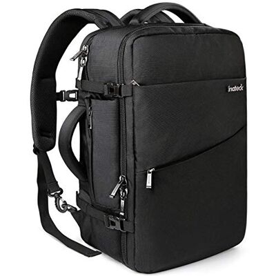 Inateck 40L Reis rugzak, Laptop rugzak, Flight Approved Carry on Backpack Handbagage, Anti-Theft Business Laptop Rucksack Large Daypack Weekender Bag for 17 '' Laptop Inateck 40L Reis rugzak, Laptop rugzak, Flight Approved Carry on Backpack Handbagage, Anti-Theft Business Laptop Rucksack Large Daypack Weekender Bag for 17 '' Laptop