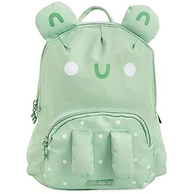 Miniland Ecothermibag Kid Frog Geïsoleerde kinderrugzak voor kinderdagverblijf, uitstapjes en snacks, gemaakt van gerecycled textiel. Groen Miniland Ecothermibag Kid Frog Geïsoleerde kinderrugzak voor kinderdagverblijf, uitstapjes en snacks, gemaakt van gerecycled textiel. Groen