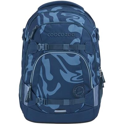 Coocazoo MATE Schoolrugzak, ergonomisch en verstelbaar, hoogte en taille, met borstband en buikriem, licht en personaliseerbaar, vanaf de 3e klas, Breaking Waves, één maat Coocazoo MATE Schoolrugzak, ergonomisch en verstelbaar, hoogte en taille, met borstband en buikriem, licht en personaliseerbaar, vanaf de 3e klas, Breaking Waves, één maat