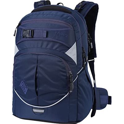 NITRO Superhero schoolrugzak met afneembare heupriem en robuuste bodemplaat 30 liter, nachtblauw, 30 liter, rugzak, Nachtblauw., 30 l, Rugzak NITRO Superhero schoolrugzak met afneembare heupriem en robuuste bodemplaat 30 liter, nachtblauw, 30 liter, rugzak, Nachtblauw., 30 l, Rugzak