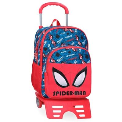 Marvel Joumma authentieke schoolrugzak met trolley, rood, 30 x 40 x 13 cm, polyester, 15,6 l, rood, schoolrugzak met trolley, Rood, Schoolrugzak met trolley Marvel Joumma authentieke schoolrugzak met trolley, rood, 30 x 40 x 13 cm, polyester, 15,6 l, rood, schoolrugzak met trolley, Rood, Schoolrugzak met trolley