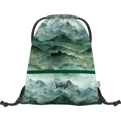 Baagl Gymtas voor meisjes, waterdichte schoenentas, sportaccessoires voor school en kleuterschool Baagl Gymtas voor meisjes, waterdichte schoenentas, sportaccessoires voor school en kleuterschool