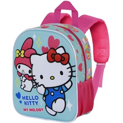 KARACTERMANIA Elite 3D Backpack Sanrio Elite 3D-rugzak, uniseks, kinderen, 1 stuk, Hello Kitty Blauw, Eén maat, Elite Sanrio 3D-rugzak KARACTERMANIA Elite 3D Backpack Sanrio Elite 3D-rugzak, uniseks, kinderen, 1 stuk, Hello Kitty Blauw, Eén maat, Elite Sanrio 3D-rugzak