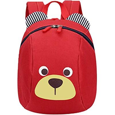 Voarge Kinderrugzak, anti-verlies, schattige teddybeer, anti-verlies, veiligheidsharnas voor baby's, jongens en meisjes van 1 tot 3 jaar, rood, één maat, Rood, Dagrugzak Voarge Kinderrugzak, anti-verlies, schattige teddybeer, anti-verlies, veiligheidsharnas voor baby's, jongens en meisjes van 1 tot 3 jaar, rood, één maat, Rood, Dagrugzak