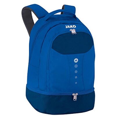JAKO Rugzak Striker zwart/grijs 34 x 21 x 46 cm 1816 JAKO Rugzak Striker zwart/grijs 34 x 21 x 46 cm 1816